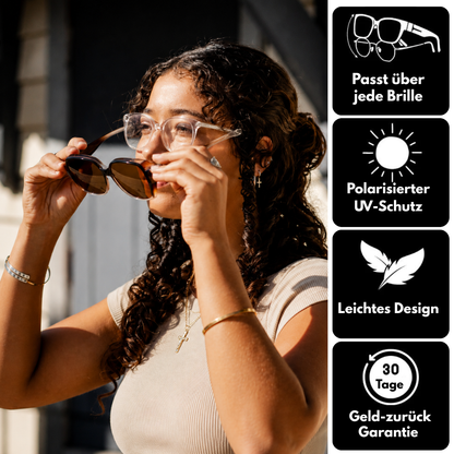 Polarisierte Überbrillen Damen